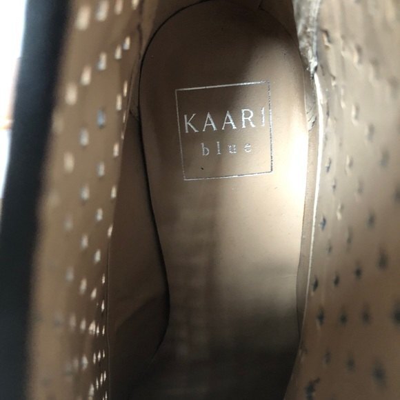 Kaari Blue Karin Ankle Boot Womens Size 9.5 Black Diamond Cut Out NEW - Picture 9 of 10